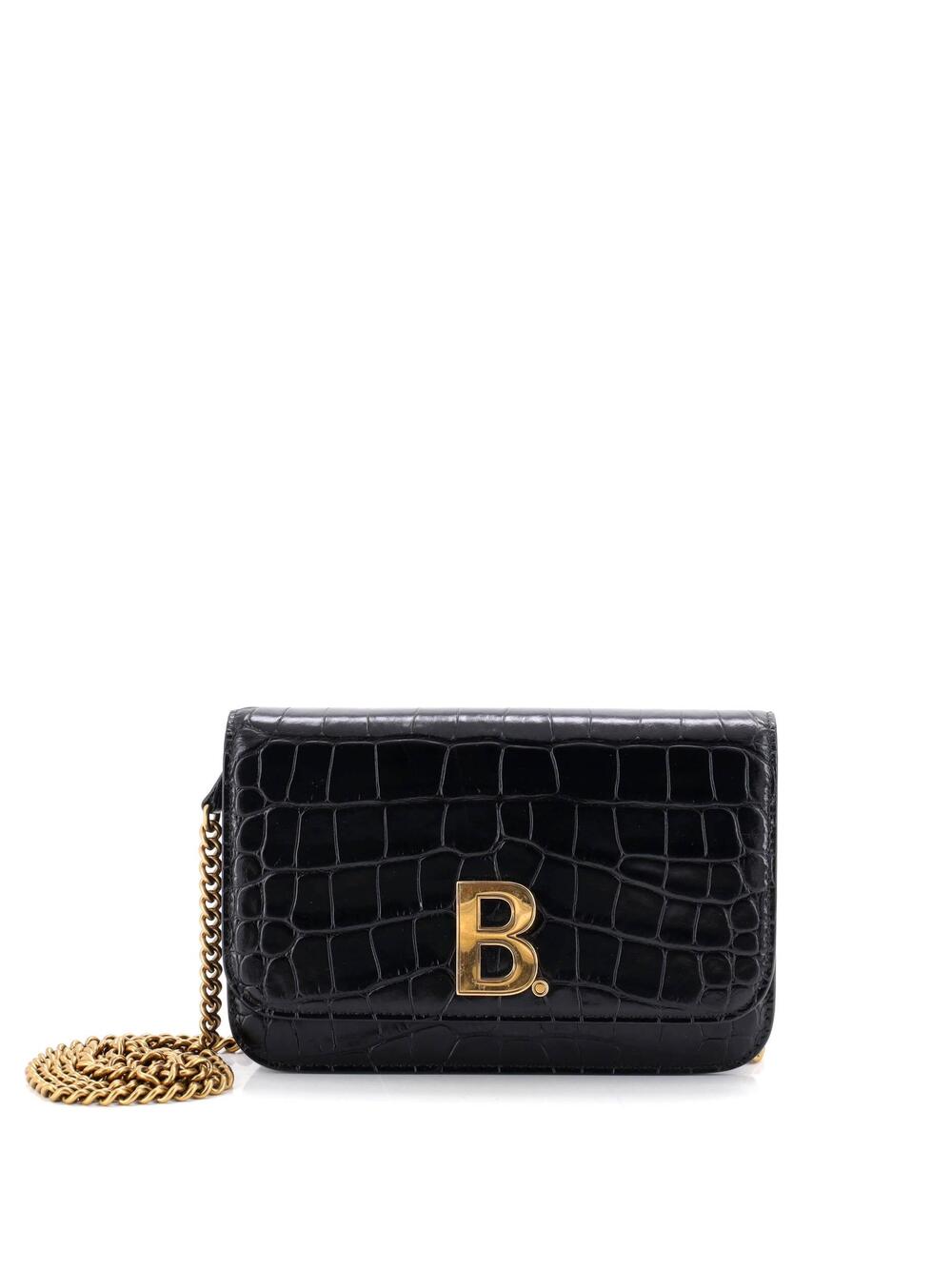 Balenciaga B Dot Wallet On Chain #356655B77B